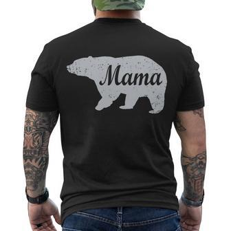 Mama Bear Tshirt V2 Men's Crewneck Short Sleeve Back Print T-shirt - Monsterry AU