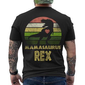 Mamasaurus Rex Tshirt Men's Crewneck Short Sleeve Back Print T-shirt - Monsterry UK