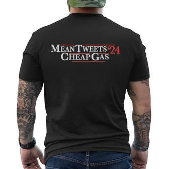 Mean Tweets Gas Men's Crewneck Short Sleeve Back Print T-shirt - Monsterry