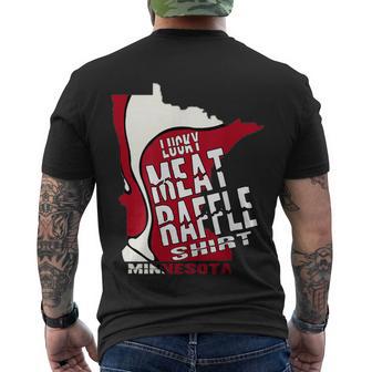Meat Raffles Minnesota Meat Drawing Men's Crewneck Short Sleeve Back Print T-shirt - Monsterry