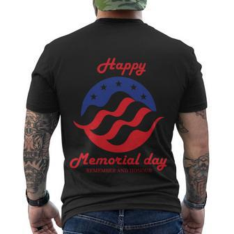 Memorial Day Remember & Honour Usa Memorial Day Remember Us Veteran Army Troops V6 Men's T-shirt Back Print - Thegiftio UK