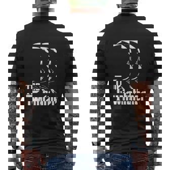 Mens The Twinfather Funny Father Of Twin Dad Gift Men's Crewneck Short Sleeve Back Print T-shirt - Monsterry