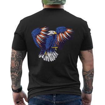 Merica Eagle Mullet 4Th Of July American Flag Cool Gift Men's Crewneck Short Sleeve Back Print T-shirt - Monsterry DE