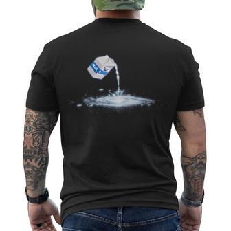 Milky Way Milk Carton Tshirt Men's Crewneck Short Sleeve Back Print T-shirt - Monsterry AU