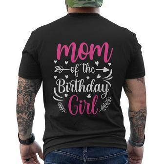 Mom Of The Birthday Girl Funny Mama Bday Party Men's Crewneck Short Sleeve Back Print T-shirt - Monsterry CA