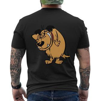 Muttley Dog Smile Mumbly Wacky Races Funny V2 Men's Crewneck Short Sleeve Back Print T-shirt - Monsterry