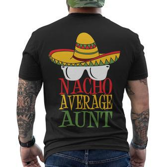 Nacho Average Aunt V2 Men's Crewneck Short Sleeve Back Print T-shirt - Monsterry