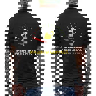 Necesito Cerveza I Need Beer In Spanish Men's T-shirt Back Print - Thegiftio