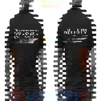 Not Today Got Sword Men's Crewneck Short Sleeve Back Print T-shirt - Monsterry