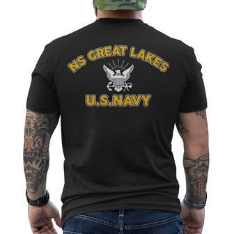 Ns Great Lakes Men's Crewneck Short Sleeve Back Print T-shirt - Monsterry AU