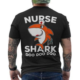 Nurse Shark Mother S Day Hospital Doctor M Men's T-shirt Back Print - Thegiftio UK