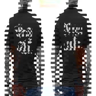 Oh My Goth | Gothic Men's Crewneck Short Sleeve Back Print T-shirt - Monsterry
