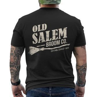 Old Salem Broom Company Tshirt Men's Crewneck Short Sleeve Back Print T-shirt - Monsterry