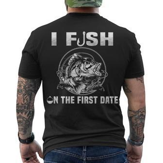 On The First Date Men's Crewneck Short Sleeve Back Print T-shirt - Seseable