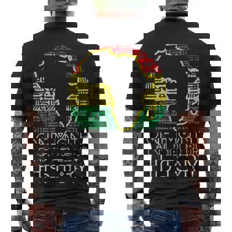 One Month Cant Hold Our History Pan African Black History Men's T-shirt Back Print - Thegiftio