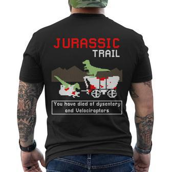 Oregon Jurassic Trail Men's Crewneck Short Sleeve Back Print T-shirt - Monsterry