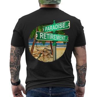 Paradise Dr Retirement Ln Tshirt Men's Crewneck Short Sleeve Back Print T-shirt - Monsterry AU