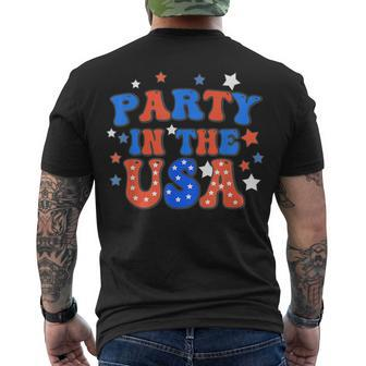 Party In The Usa 4Th Of July Independence Day Baby Toddler Men's T-shirt Back Print - Seseable