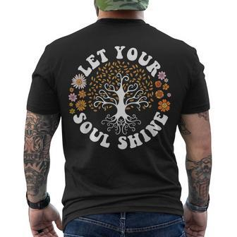 Peace Sign Love 60S 70S Tie Dye Hippie Halloween Costume V6 Men's T-shirt Back Print - Seseable