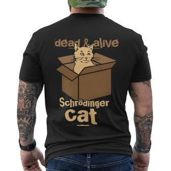 Physicists Scientists Schrödingers Katze Gift Men's Crewneck Short Sleeve Back Print T-shirt - Monsterry DE
