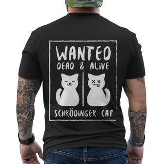 Physicists Scientists Schrödingers Katze Gift V5 Men's Crewneck Short Sleeve Back Print T-shirt - Monsterry
