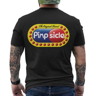 Pimpsicle Tshirt Men's Crewneck Short Sleeve Back Print T-shirt - Monsterry