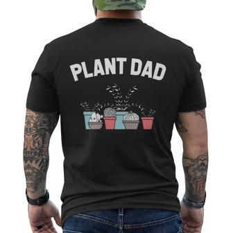 Plant Lover Dad Saying Gardener Husband Men's T-shirt Back Print - Thegiftio UK