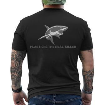 Plastic Is The Real Killer Men's T-shirt Back Print - Thegiftio UK