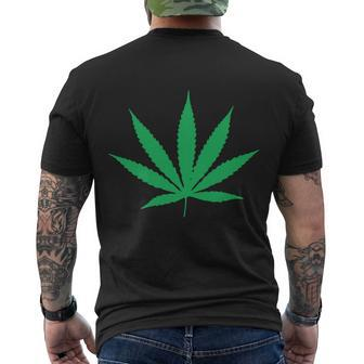 Pot Weed Reefer Grass T Shirt Funny Men's Crewneck Short Sleeve Back Print T-shirt - Monsterry
