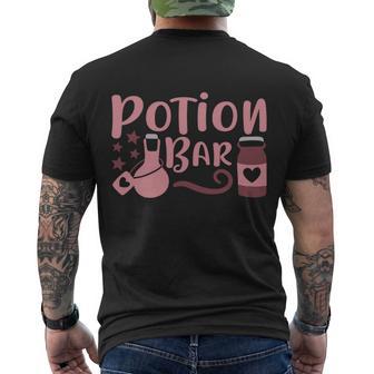 Potion Bar Funny Halloween Quote Men's Crewneck Short Sleeve Back Print T-shirt - Monsterry AU