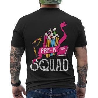 Prek Squad Back To School V2 Men's Crewneck Short Sleeve Back Print T-shirt - Monsterry CA