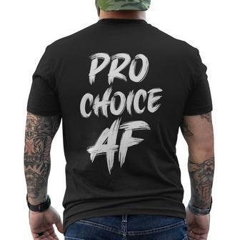 Pro Choice Af Pro Abortion V2 Men's Crewneck Short Sleeve Back Print T-shirt - Monsterry