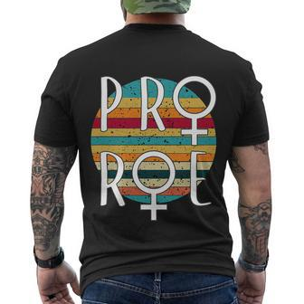 Pro Choice Defend Roe V Wade 1973 Reproductive Rights Tshirt Men's Crewneck Short Sleeve Back Print T-shirt - Monsterry