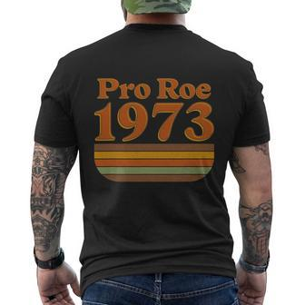 Pro Roe 1973 Retro Vintage Design Men's Crewneck Short Sleeve Back Print T-shirt - Monsterry DE
