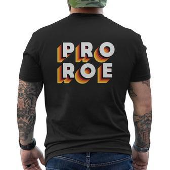 Pro Roe V Wade Feminist Womens Rights Men's Crewneck Short Sleeve Back Print T-shirt - Monsterry