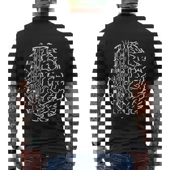 Programmer Coder Developer Programming Brain Programmer Men's T-shirt Back Print - Thegiftio