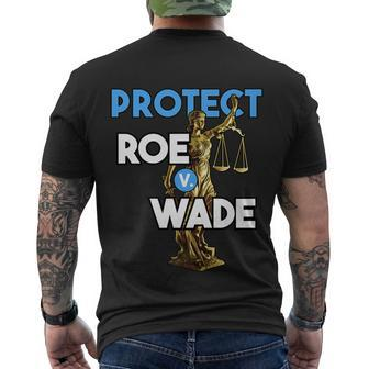 Protect Roe V Wade Pro Choice Shirt Pro Abortion Feminism Feminist Men's Crewneck Short Sleeve Back Print T-shirt - Monsterry