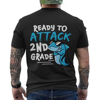 Ready To Attack 2Nd Grade Back To School First Day Of School Men's Crewneck Short Sleeve Back Print T-shirt - Monsterry DE