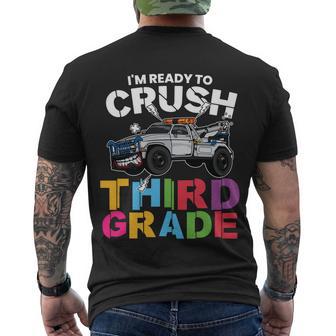 Ready To Crush 3Rd Grade Back To School First Day Of School Men's Crewneck Short Sleeve Back Print T-shirt - Monsterry CA