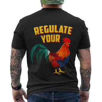 Regulate Your DIck Pro Choice Feminist Womenns Rights Men's Crewneck Short Sleeve Back Print T-shirt - Monsterry CA
