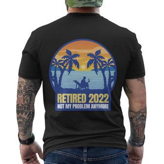 Retired 2022 Tshirt V2 Men's Crewneck Short Sleeve Back Print T-shirt - Monsterry AU