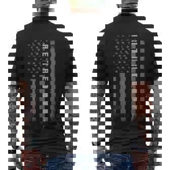 Retired Corrections Officer Correctional Officer Men's T-shirt Back Print - Thegiftio