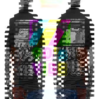 Retro 90S Vibe Vintage Men's Crewneck Short Sleeve Back Print T-shirt - Monsterry