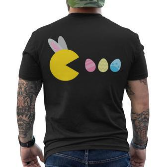 Retro Easter Egg Hunt Game Men's Crewneck Short Sleeve Back Print T-shirt - Monsterry