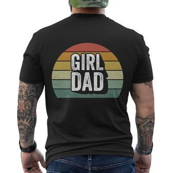 Retro Girl Dad Shirt Proud Father Love Dad Of Girls Vintage Men's Crewneck Short Sleeve Back Print T-shirt - Monsterry DE