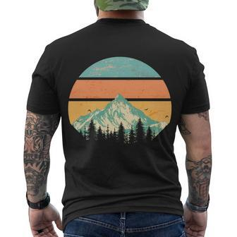 Retro Mountain Wilderness Vintage Tshirt Men's Crewneck Short Sleeve Back Print T-shirt - Monsterry DE