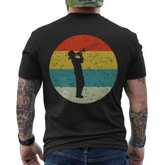 Retro Vintage Jazz V3 Men's Crewneck Short Sleeve Back Print T-shirt - Monsterry AU