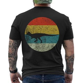 Retro Vintage Pachycephalosaurus Men's Crewneck Short Sleeve Back Print T-shirt - Monsterry DE