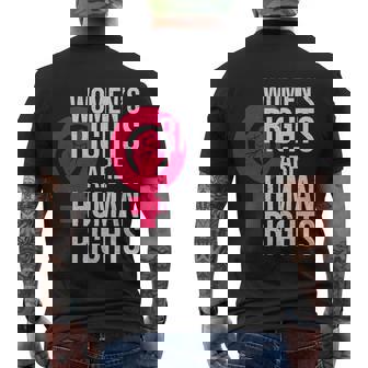 Rights Are Human Rights Feminist Men's T-shirt Back Print - Thegiftio