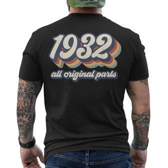 Sassy Since 1932 Fabulous 90Th Birthday Ideas For Her V2 Men's T-shirt Back Print - Seseable